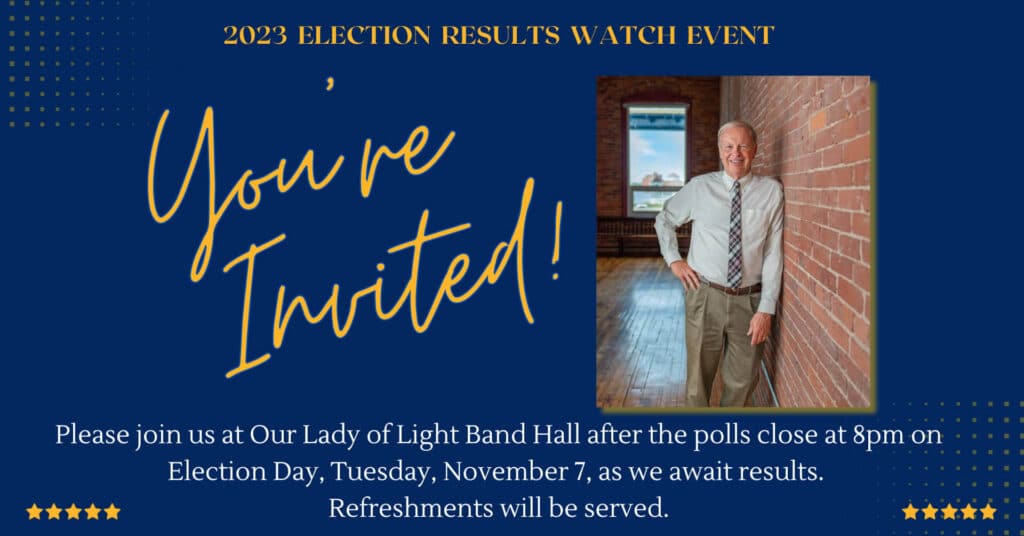Elect Paul Coogan 2023 Election Results Watch Event